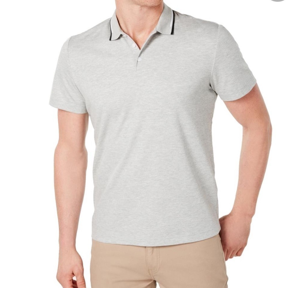 NWT Alfani unopened men’s polo shirt size large casual 3 button collared